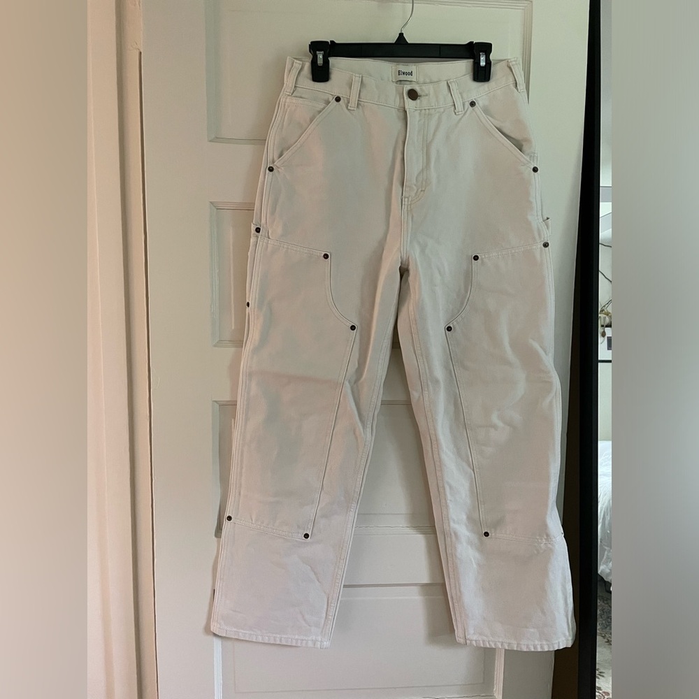 Women's White Straight Leg Jeans